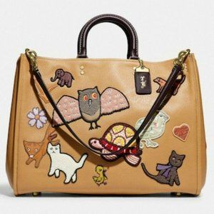Coach Rogue 39 with animal creature patches – Limited Edition! Brand New